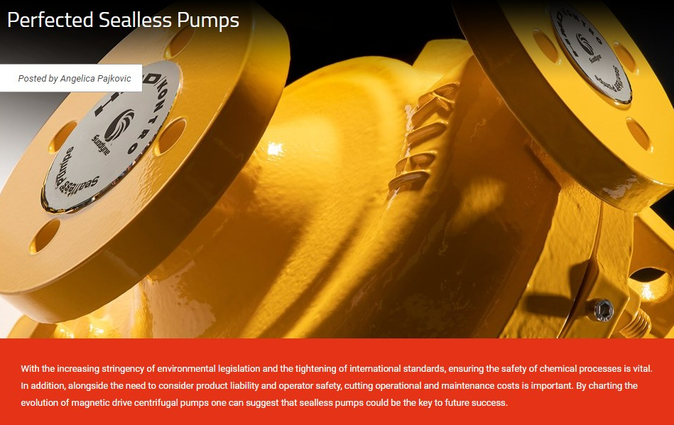 Perfected Sealless Pumps - Pump Engineer